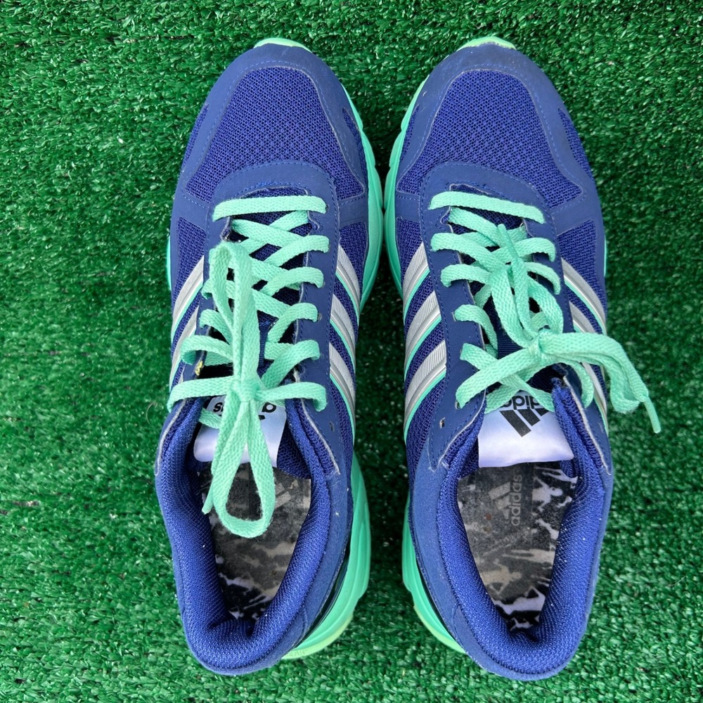 Adidas Aktiv Against Cancer Womens Running Shoes Navy Mint Green G97610 Size 7‎ - Picture 5 of 7